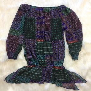 🎉SALE Semi-Sheer Off the Shoulder Top Size M